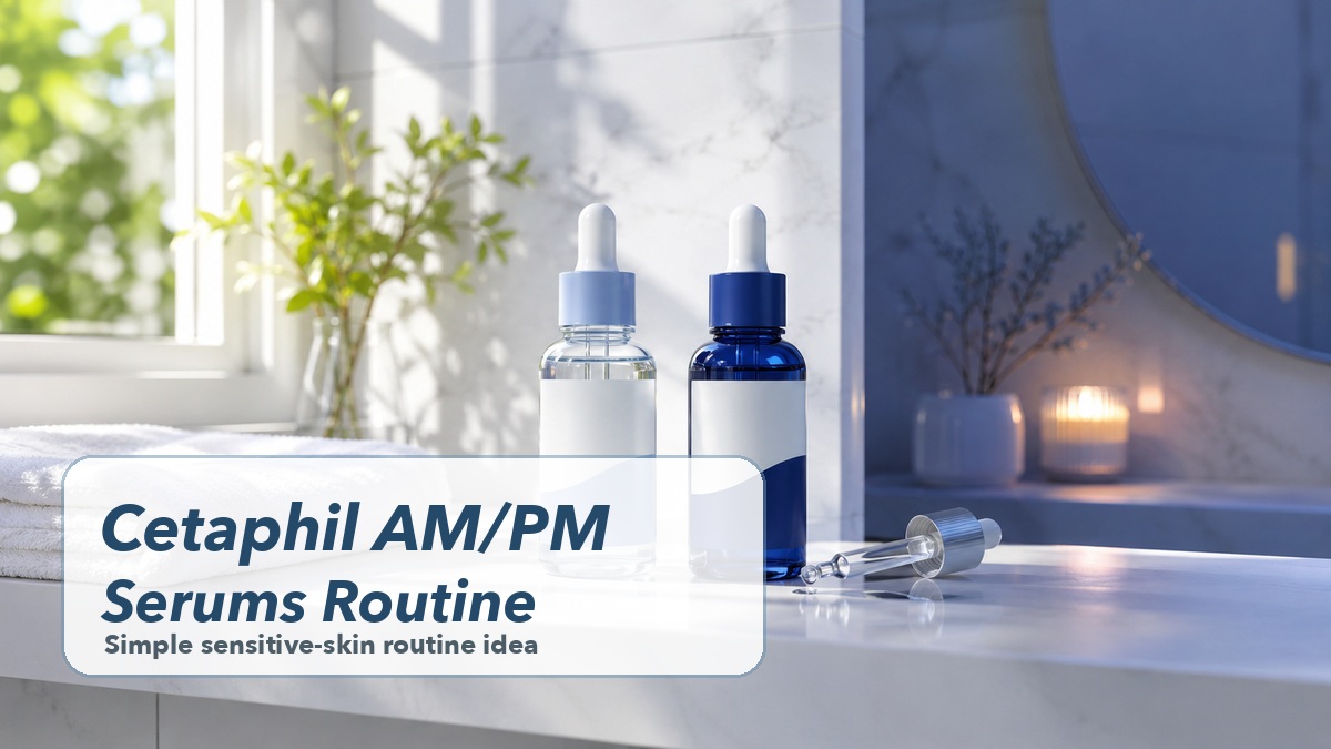 Cetaphil AM/PM Serums for a Simple Sensitive-Skin Routine