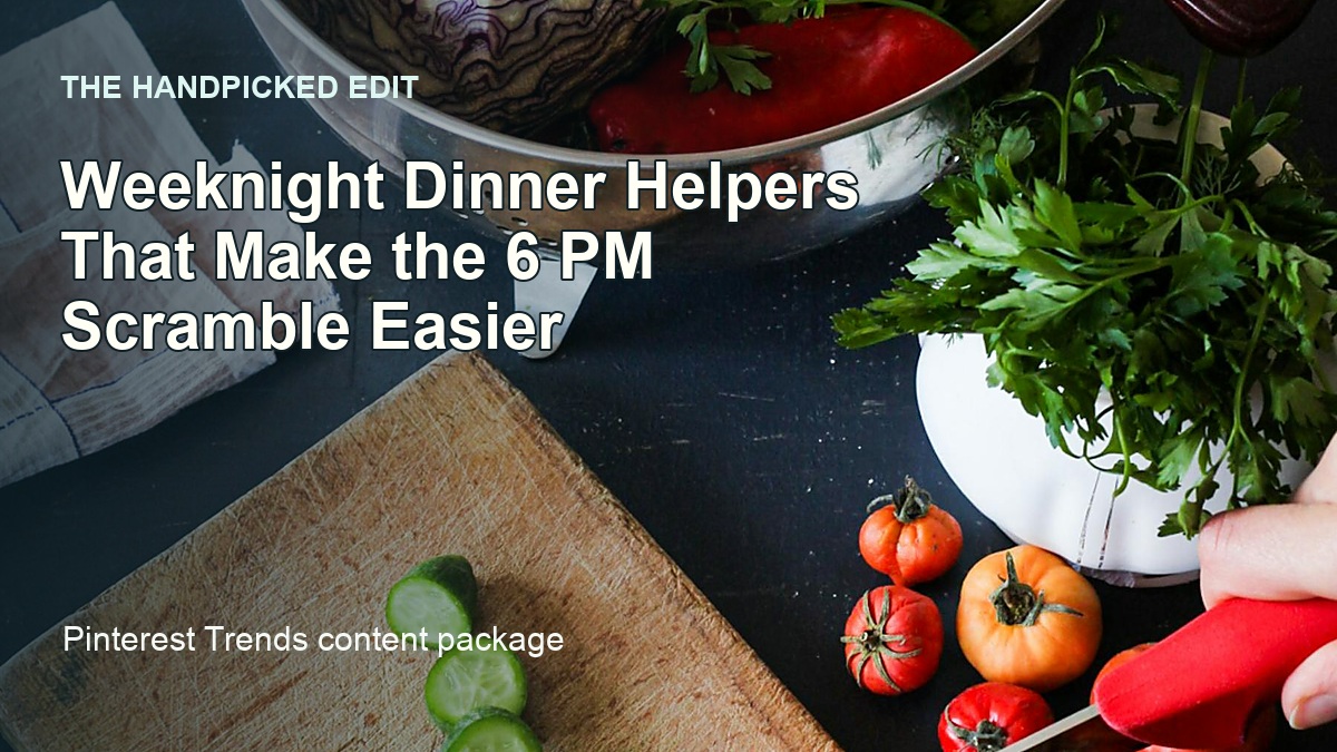 Weeknight Dinner Helpers That Make the 6 PM Scramble Easier