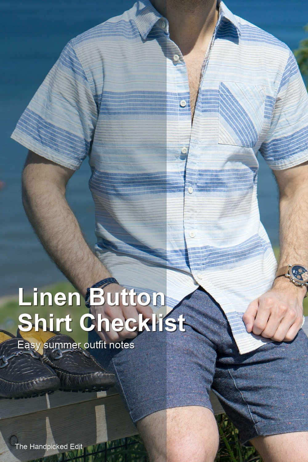 Linen button shirt outfit ideas for easy summer style